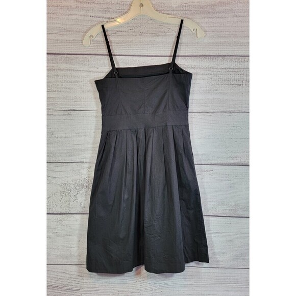 Halogen Fit & Flare Mini Dress Blk Sz 0 - Picture 2 of 3